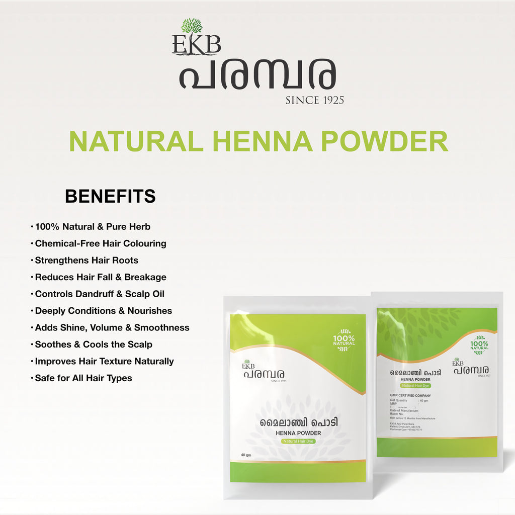 Henna Powder | 100% Natural Mehndi for Hair | Chemical-Free Herbal Colour & Conditioner | Supports Strong & Shiny Hair