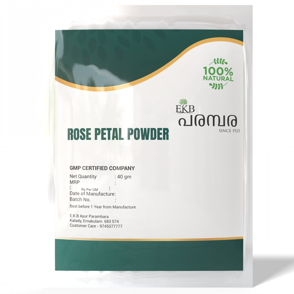Pure Rose Petal Powder | Anti-Aging, Skin Brightening & Natural Astringent | For Face Packs, Hair Care & Ubtan