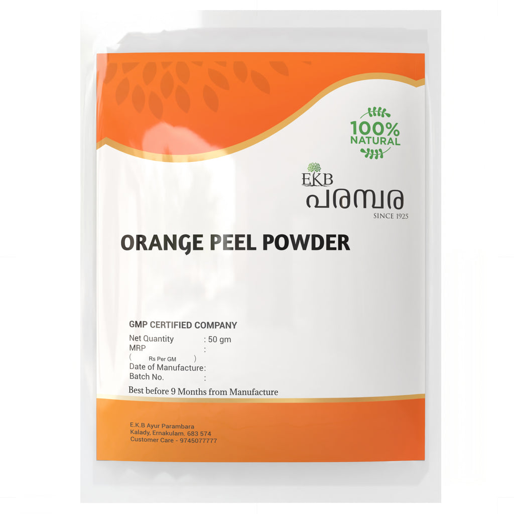 Orange Peel Powder | 100% Pure Vitamin C Rich Skin Brightening & Tan Removal Powder | For Face Packs, Scrubs & Hair Care
