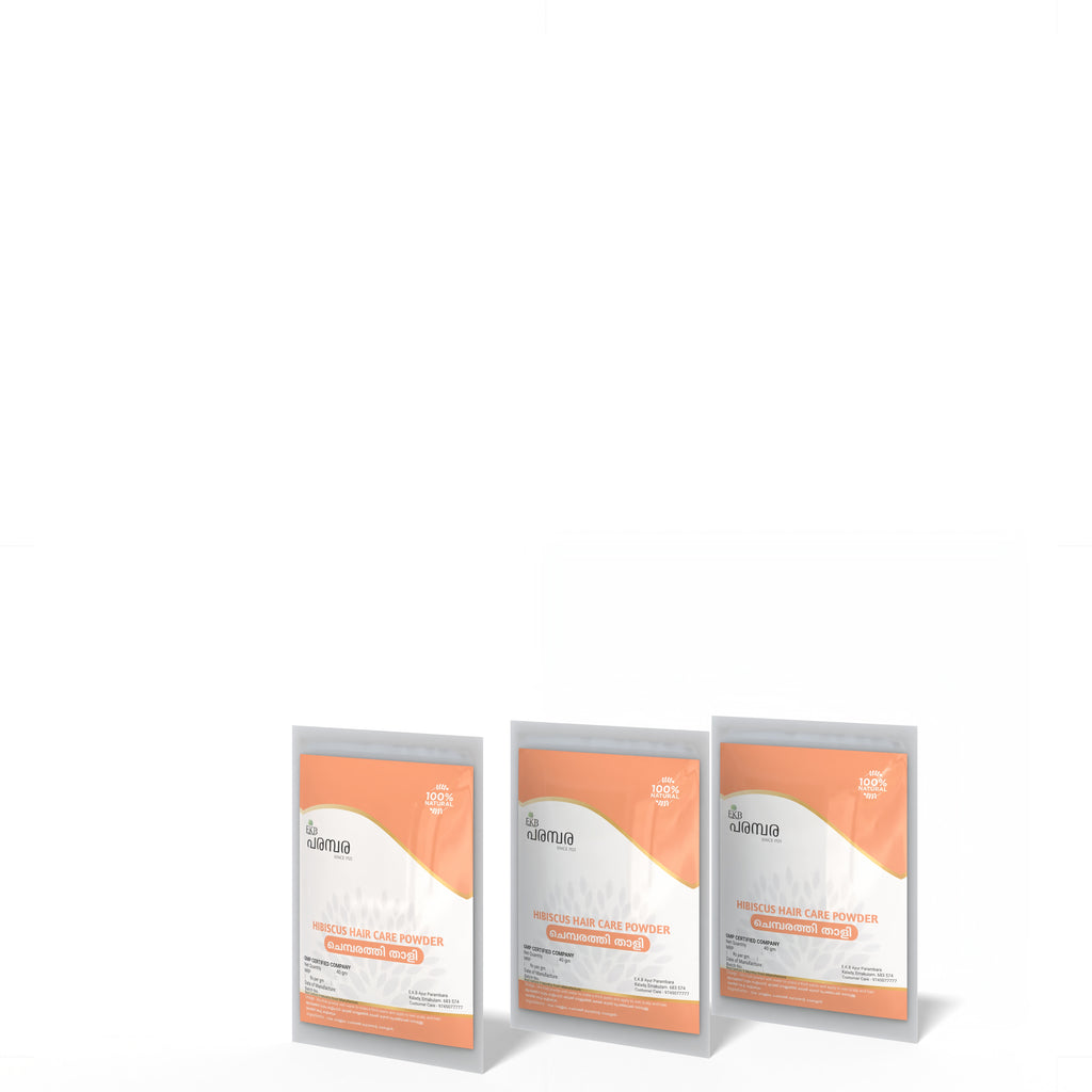 Hibiscus Hair Care Powder | Chembarathi Thaali | Natural Shampoo Substitute