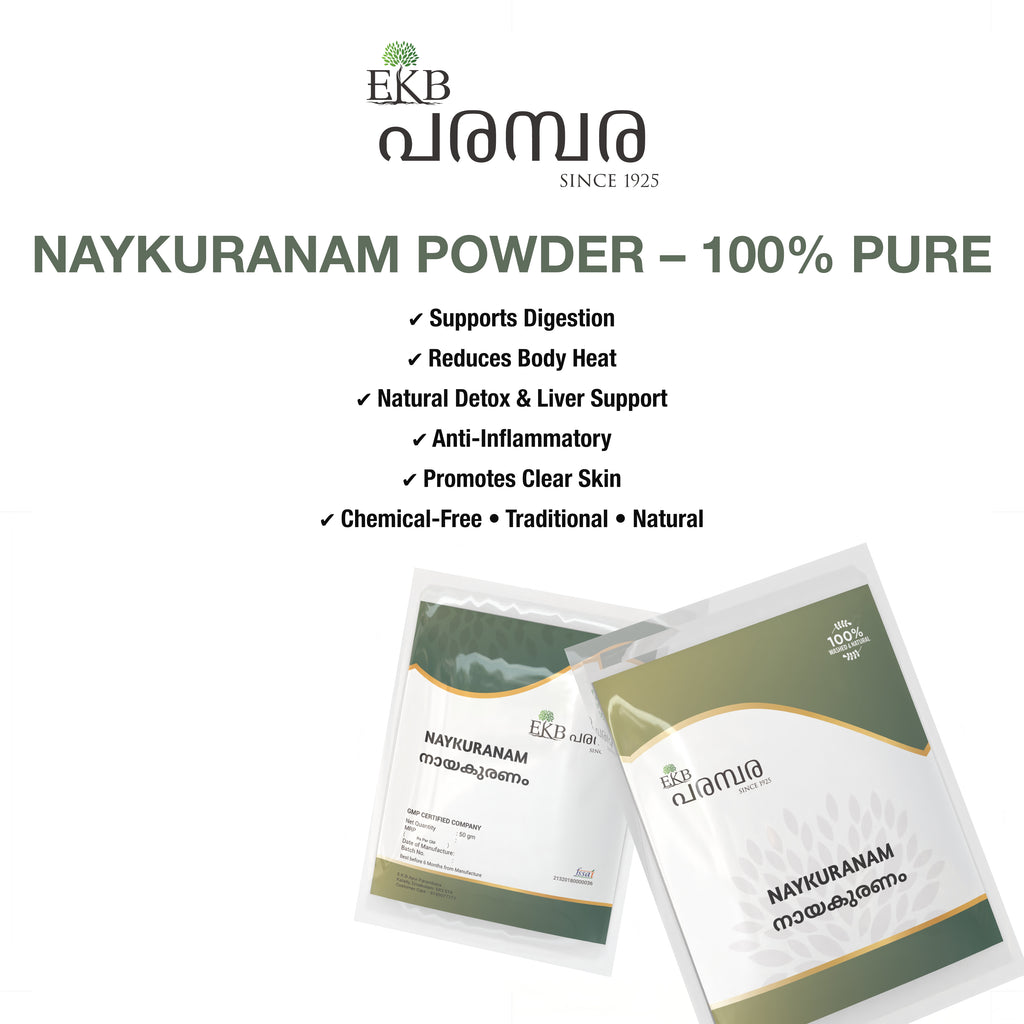 Naykurana Powder | 100% Pure Marsilea Minuta | Digestive Support, Cooling Herb & Liver Detox | Natural Ayurvedic Wellness