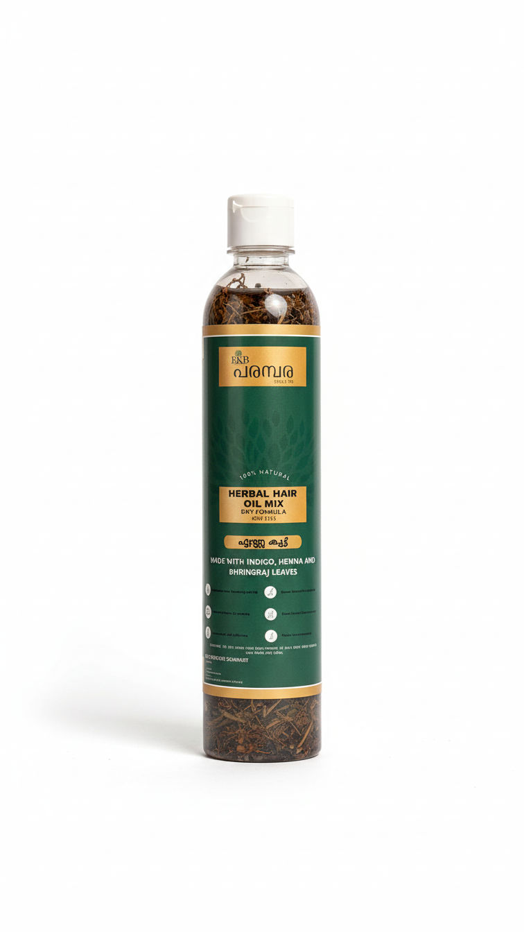 Herbal Hair Oil Mix for Hair Growth & Natural Colour | DIY Ayurvedic Hair Oil Infusion | 100% Natural Herbs Blend | Add & Use in 2–3 Days