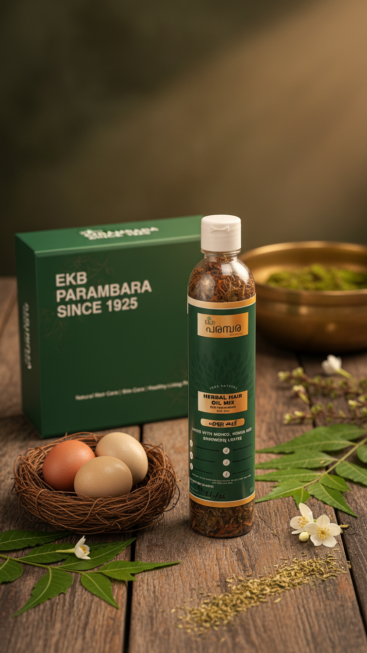 Herbal Hair Oil Mix for Hair Growth & Natural Colour | DIY Ayurvedic Hair Oil Infusion | 100% Natural Herbs Blend | Add & Use in 2–3 Days