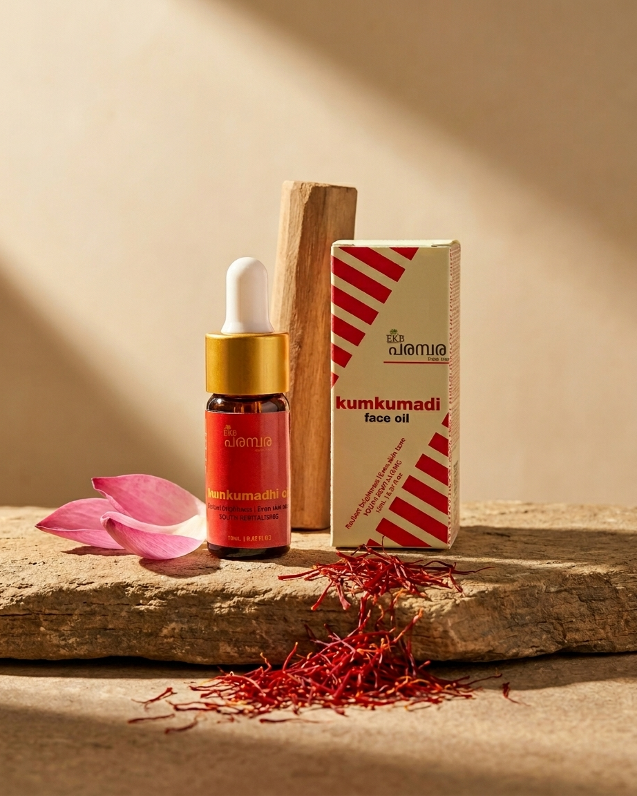 Kumkumadi Oil 10ml | Premium Ayurvedic Facial Oil | Traditional Herbal Skin Care | For Glowing & Healthy-Looking Skin