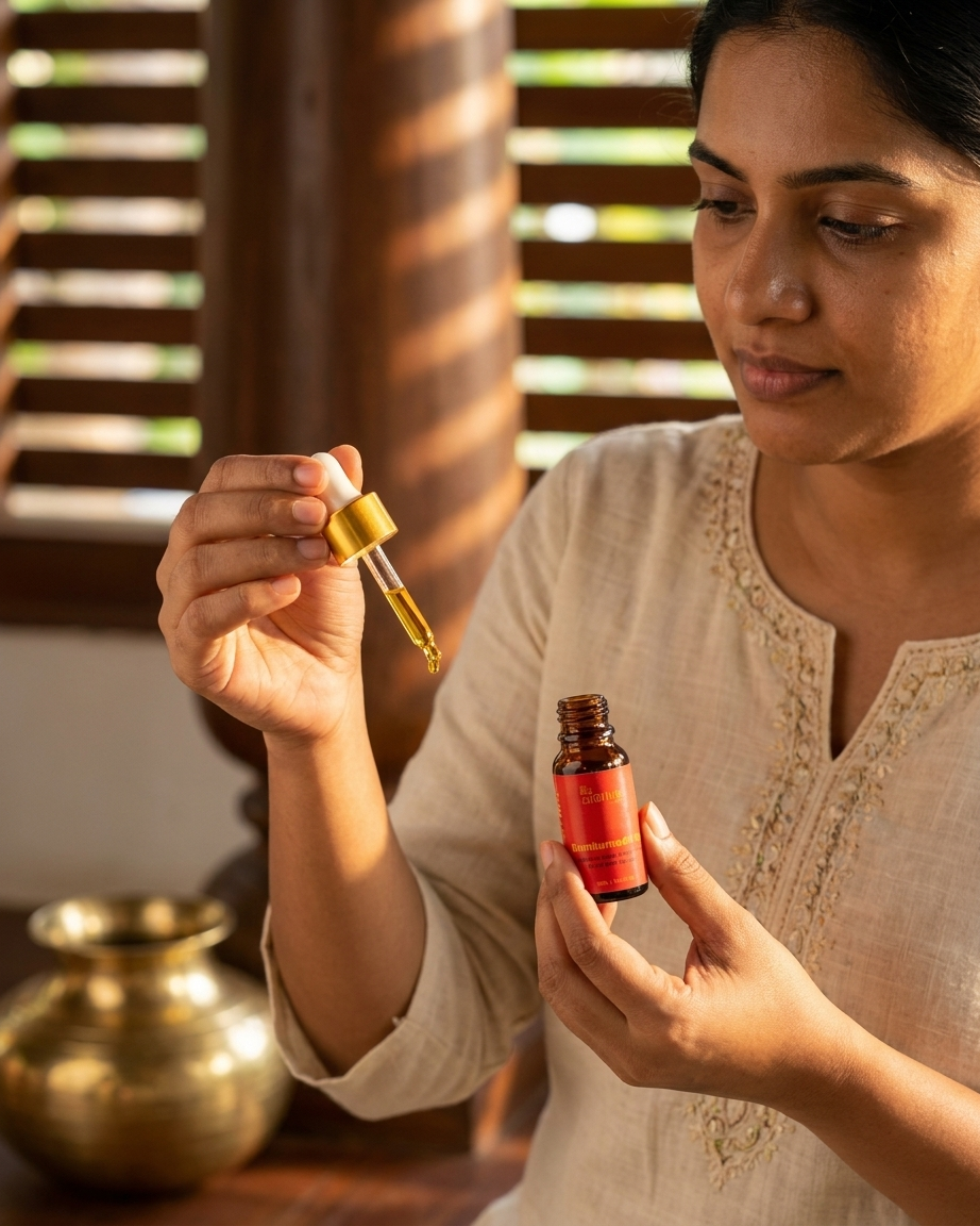 Kumkumadi Oil 10ml | Premium Ayurvedic Facial Oil | Traditional Herbal Skin Care | For Glowing & Healthy-Looking Skin