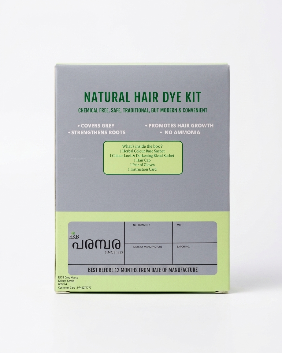 Herbal Hair Dye Kit 100g | Natural Herbal Hair Color Powder | Traditional Ayurvedic Hair Care | Premium Quality